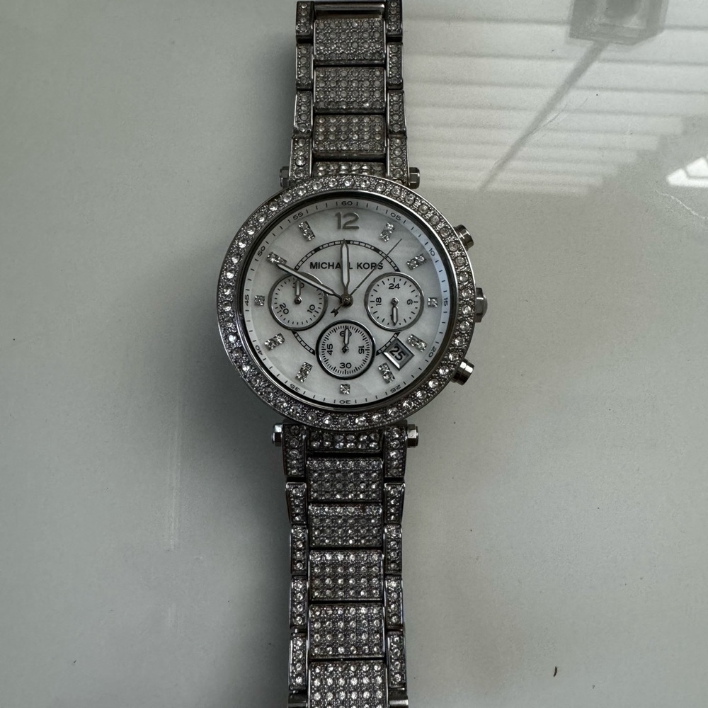 Bling out Michael Kors oversized watch